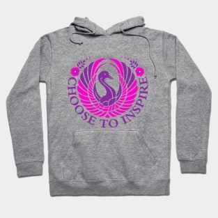 Choose to Inspire pink theme Hoodie